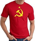 Ussr Hammer and Sickle T-shirt - Red