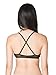 American Apparel Women's Nylon Spandex Micro-Mesh Triangle Cross-Back Bra Size M