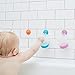 Puj – Phillup Cups, Hangable, Rinse-and-Play Reusable Plastic Cups, Fun Cups for Kids, Set of 2 Kids Cups with 2 Grippy Hooks (Azul - 2Pack)