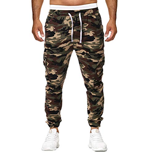 LISTHA Camo Cargo Pants Mens Skinny Stretch Denim Trouser Freyed Slim Fit Jeans