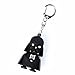 Black Knight Darth Vader Cartoon LED Keychain with Sound Key Ring Pendant Toy