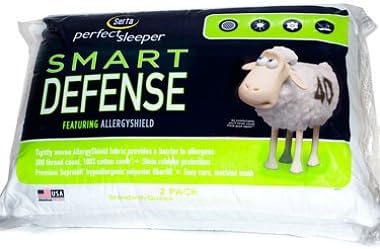 Serta Perfect Sleeper Standardqueen Bed Pillows 300 Thread Count Recycled 2 Pack