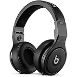 Beats Pro by Dr Dre Over-Ear Wired Headphone with Mic, Coiled Cable and 3.5mm Jack - Infinite Black (Renewed)