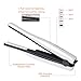 Gospire Mini Portable Hair Straightener & Curling Iron 2 in 1 Professional Cordless straighteners with Ceramic Plates USB Port Charging Dual Voltage Travel Iron For Short Thin Hair White
