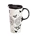 Butterfly Kisses 17 oz. Ceramic Travel Cup