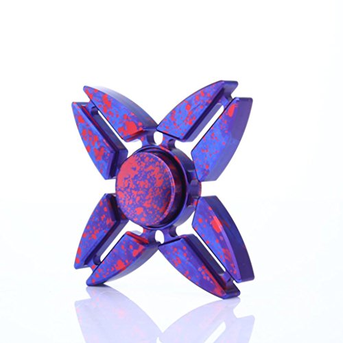 ZYooh Fidget Spinner Toy Stress Reducer - Perfect For ADD, ADHD, Anxiety, and Autism Adult Children (purple)
