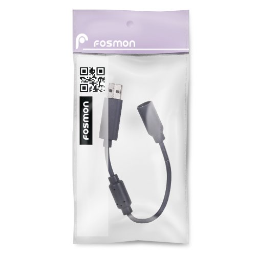 Fosmon Replacement Dongle USB Breakaway Cable for Xbox 360 Wired