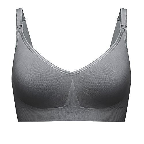 BRAVADO DESIGNS Women's Body Silk Seamless Nursing Bra and Maternity Bra, Silver Belle, Medium - Thumbnail 5