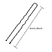 Velscrun 300 Pack Bobby Pins Bun U Shaped Hair Pins Metal Hair Clips for Hair Decoration (Brown)
