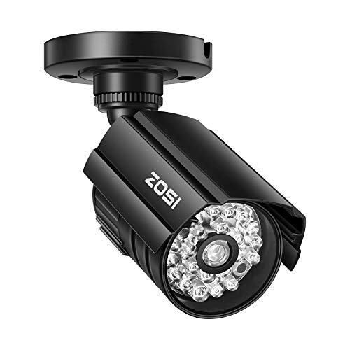 ZOSI Bullet Simulated Surveillance Cameras with Red Light,Dummy Security Camera Outdoor Indoor