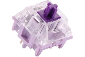 PAKJEL Gazzew Boba LT RGB Switches, 5Pin 65g Linear Thock Switch for Custom Mechanical Keyboard (Size : 90PCS)