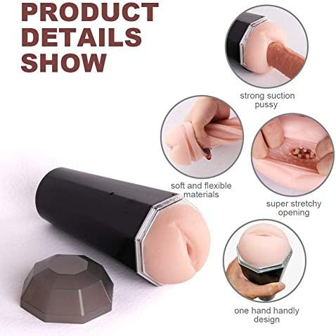 Adullt Toy for M-ale Sleeve P&ussy M-ale M&asturbation Cup for Men Fits You Blow Job Sexiu-Toys Aircraft Cup Sticker T-Shirt Ergonomic Design Silicone Dolls