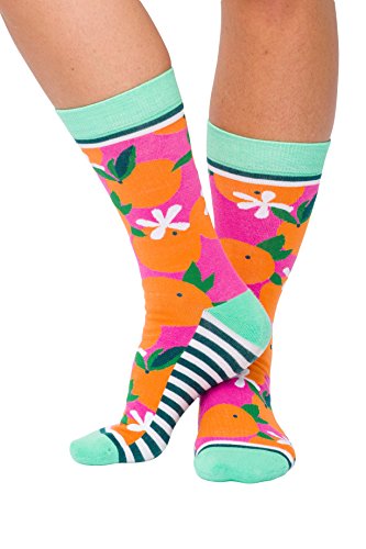 Woven Pear Women's Socks Orange You Glad, One Size - Thumbnail 3