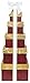 Christmas Gift Basket Box Tower - 6 Tier