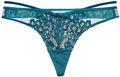 Dita Von Teese Dahlia G-String in Peacock Blue