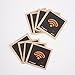 8 Black NFC Stickers NTAG216 by Tagstand - Fully programmable, and works with Android, Samsung Galaxy S7, S6, S5, S4, S3, Nexus 5, HTC, and All Other NFC Enabled Devices