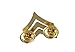 Police Fire EMS Army Collar Brass Pins Insignia Emblem Badges (Assorted Styles) (Sergeant - Gold)