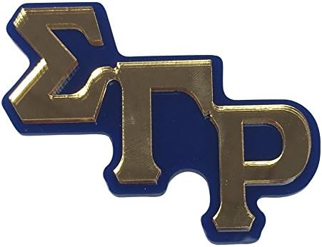 Sigma Gamma Rho Large Letter Mirrored Pin LGPM