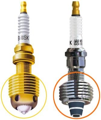 SET OF 2 PERFORMANCE SPARK PLUG Kawasaki ER-5 (2007-1997) * R9QT3267BR10ZCYU4R3267