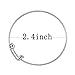 18 Pcs Stainless Steel Expandable Wire Blank Bangle Bracelet for Womens DIY Jewelry Making