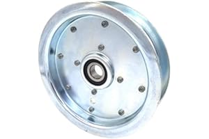 Phoenix Mfg. Flat Idler Pulley, 5'' Flat Diameter, 5/8" Bore, Steel