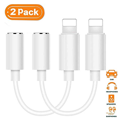 Pack-Apple Lightning to mm Headphone Jack Adapter Connector