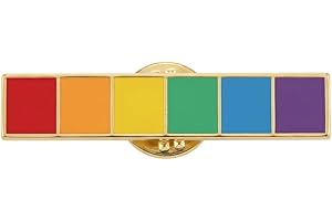 Colourful LGBTQ Rainbow Pride Pin