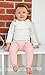 L'ovedbaby Unisex Newborn Organic Leggings, Coral, 0-3 Months