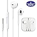 [2 Pack] Headphones/Earphones/Earbuds, ebasy 3.5mm Wired Headphones Noise Isolating Earphones Built-in Microphone & Volume Control Compatible iPhone iPod iPad Samsung/Android / MP3 MP4