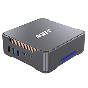 ACEPC Mini PC Windows 10 Pro Intel Celeron Processor J4125 8GB DDR4 120GB eMMC 4 Cores Micro Computer, 2.4G & 5.0G WiFi…