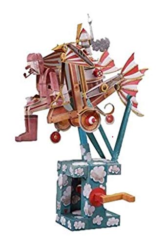 Automata Paper Machine Moving Model Papercraft Designed by Keith Newstead - Boys Girls Fun & Educational DIY Project, Great Gift for Kids (Flying Dreamer)