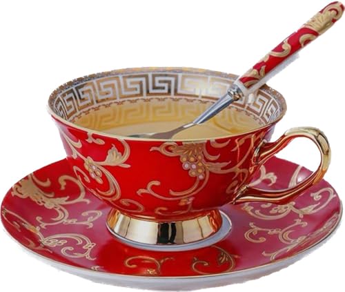 Retro Flower Pattern- Red