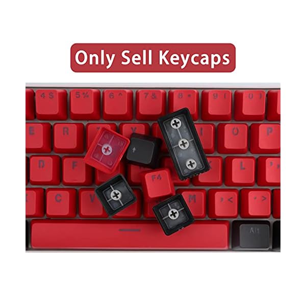 Sunzit-Keycaps-61-Keycaps-Backlight-Two-Color-Mechanical-Keypad-PBT-Keycap-for-GH60-RK61-ALT61-AnnieKeyboard-Poker-Keys-KEYBOARD-is-NOT-for-SELL Sunzit Keycaps, 61 Keycaps PBT Keycap Backlight Two-Color Mechanical Keyboard OEM Profile Keycaps for GH60/RK61/ALT61…
