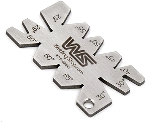 Stainless Steel Screw Thread Cutting Angle Gage Gauge Measuring Tool