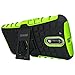 Moto G4 Case, Moto G4 Plus Case - OEAGO [Shockproof] [Impact Protection] Tough Rugged Dual Layer Protective Case Cover with Kickstand for Motorola Moto G4 / G4 Plus (Moto G Plus, 4th Gen) - Green