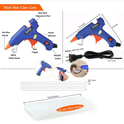Soldering Iron Kit Electronics 33 in 1, Upgraded 60W Adjustable Temperature Soldering Iron with ON/OFF Switch,Mini Hot Glue Gun,5-in-1 Screwdriver,5 Tips,Solder Wire,Solder Sucker,Tweezers,Stand,Case - Thumbnail 3