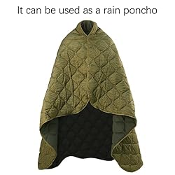 LOOGU Camo Blanket Waterproof Poncho Liner for