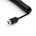BSHTU Mini USB Cable Spiral Coiled USB 2.0-A to Mini-B 5-Pin Data Sync & Charger Lead Connector(3 Meter)