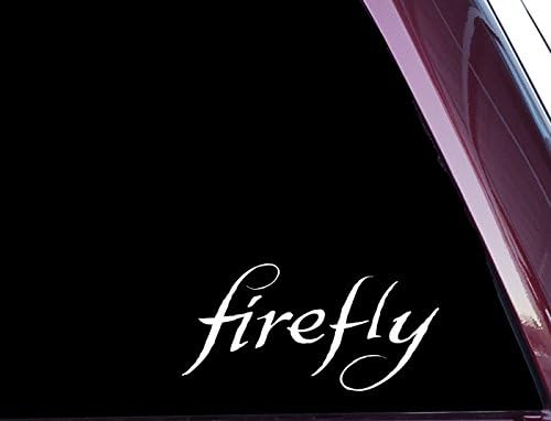ROXXOR Decals Firefly - Serenity - Browncoat - 7" X 3.5" Precision-Cut Vinyl Decal (White) (NOT Printed)