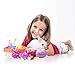 Easter Egg Easter Basket Toy Kit - Woodchip Woven Easter Basket with cloth liner, Two (2) Wooden colored Easter Eggs, Four (4) in-egg Dinosaur Characters, Two (2) Egg-Shaped Tin Cases for Candy