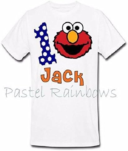 Personalized Elmo Birthday T-Shirt