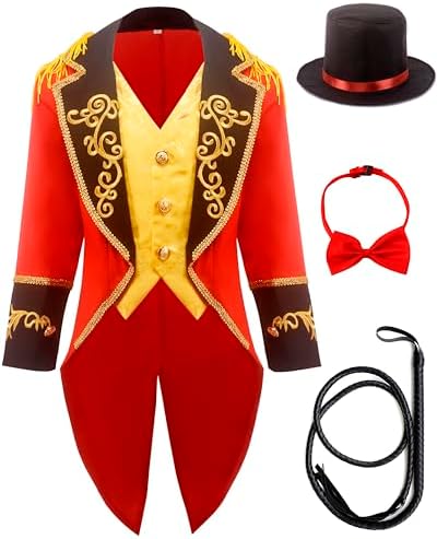 Body Lentejuelas Circo Manga Larga Disfraz Domadora De Leones/Circo Para Niña Ringmaster Hedmy - Body Con Lentejuelas, , Incluye Diadema - Tallas 5-16 Años Cosplay Circo Para Circo Fiestas Carnaval