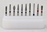 10pcs FG Diamond Burs Kit For Crowns and Bridge 1.60mm