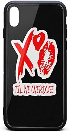iPhone X/iPhone Xs Case xo-red-The-Weeknd- Shock Absorption Slim Soft TPU Protective for iPhone X/iPhone Xs