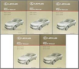 07 Lexus Gs 350 And Gs 430 Repair Shop Manual Original 5 Volume Set Lexus Amazon Com Books