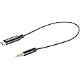 Saramonic SR-C2001 3.5mm TRS Male to USB-C Stereo or Mono Microphone & Audio Adapter Cable to Record into iPhone 15, Android Mobile Devices, Computers, New iPad & More