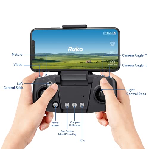 Ruko F11MINI Drones with Camera for Adults 4K, Under 250g, 2 Batteries
