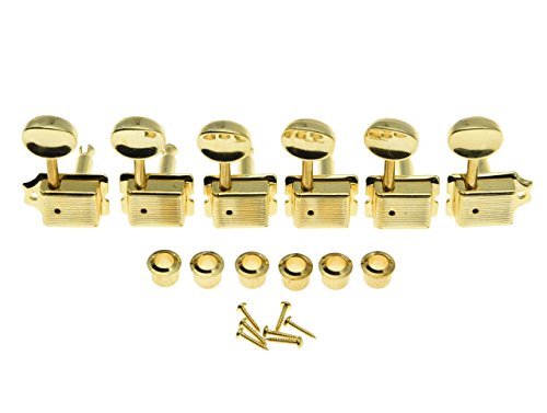 Dopro Gold Split Shaft Vintage Guitar Tuning Keys Pegs Guitar Tuners Machine Heads for Strat Tele
