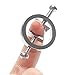Adjustable Stainless Steel Nipple Clamps Women Non-Pierced Nipple Rings Faux Jewelry Screw Clip on Body Body Piercing Rings Nipplering Shield Rings Circle Clamp 1 Pair