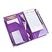 5x9 Server Organizer Book with Window (Cosmic Purple)